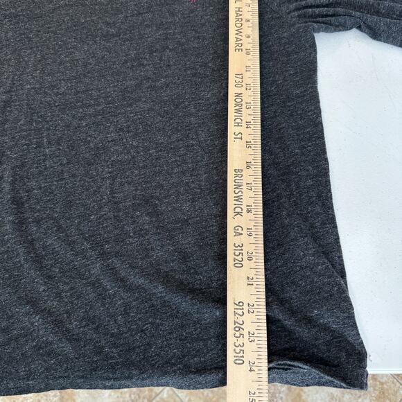 Polo Ralph Lauren Mens Custom Slim Fit T-Shirt Sz L Dark Heather Gray Long Slv - Picture 9 of 10